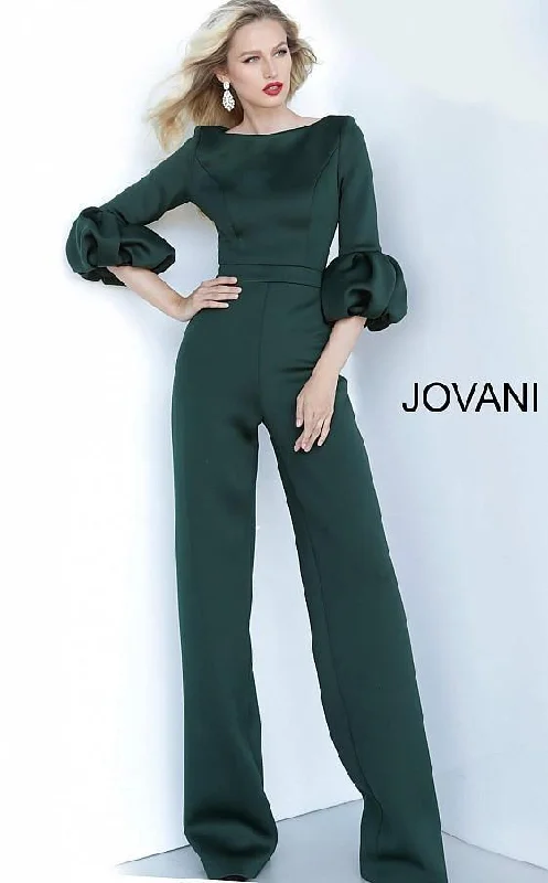 Jovani 1227 Long Sleeve Formal Evening Jumpsuit