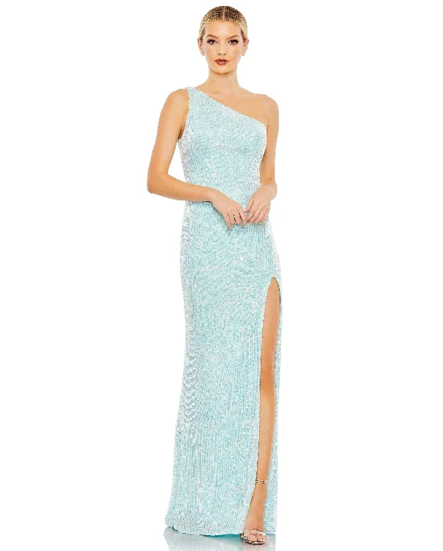 Mac Duggal 26990 Prom Long One Shoulder Formal Gown