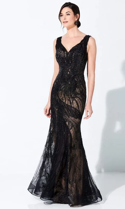 Ivonne D by Mon Cheri - 220D36 Sleeveless Embroidered Gown