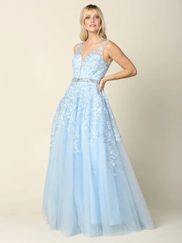 Long Formal Sleeveless Prom Ball Gown Sale